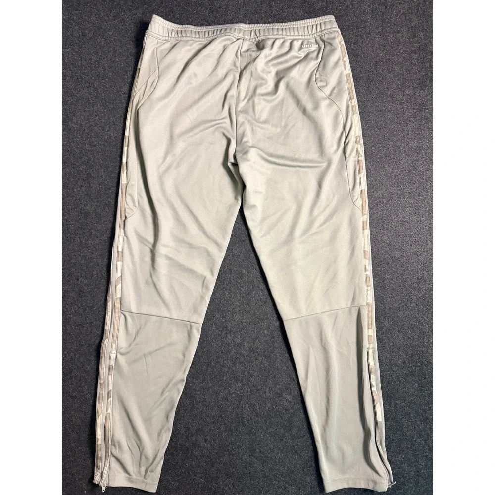 Adidas Aeroready Tiro Track Pants Mens Large Grey Camo Stripe GH6853 AD4011